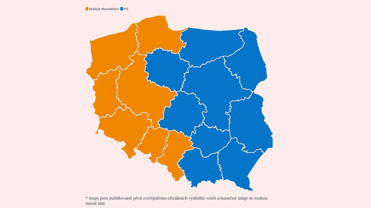 Jak dopadly polské volby podle predikce Seznam Zpráv